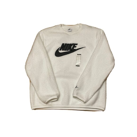 Nike | Shirts | Nike Sportswear Stele Essentials Fleece Sweatshirt White  Dd57100 Size Large | Poshmark